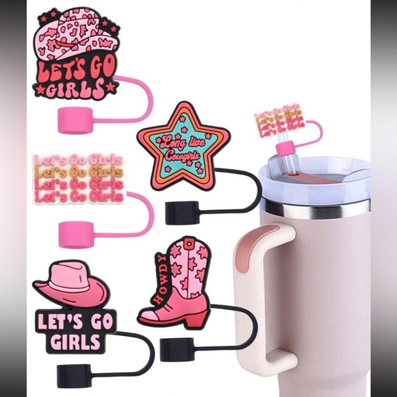 Country Girl Let’s Go Girls Straw Covers sold separately For Stanley Cup - Picture 1 of 5